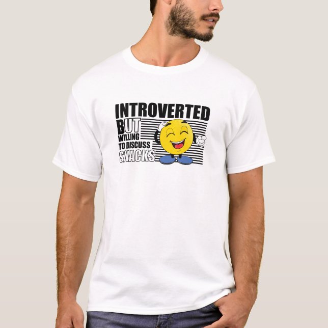 Camiseta Intervertido pero dispuesto a discutir sobre Snack (Anverso)