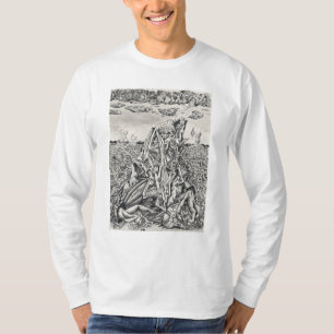 Camiseta Intimidación, dibujo de tinta india