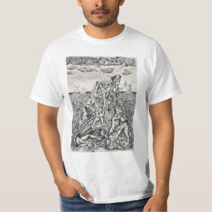 Camiseta Intimidación, dibujo de tinta india