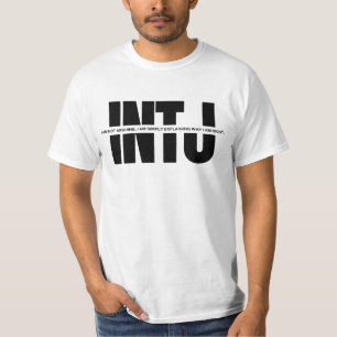 Camiseta INTJ mente MBTI humor Cita divertida de INTJ