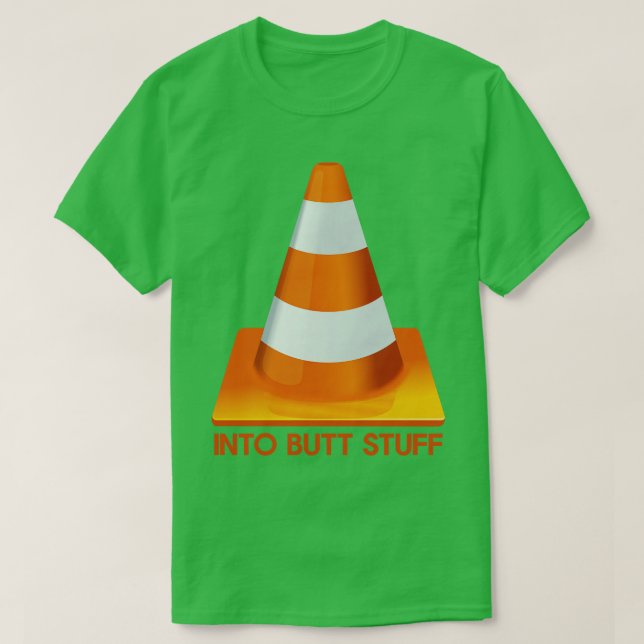 Camiseta Into Butt Stuff (Diseño del anverso)