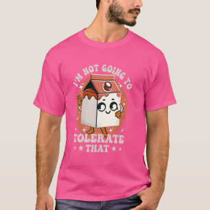 Camiseta Intolerancia a la lactosa Leche libre de lactosa