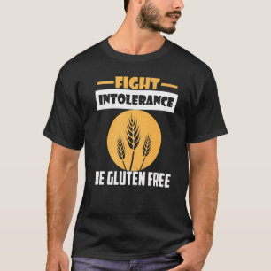 Camiseta Intolerancia de lucha contra la enfermedad celíaca