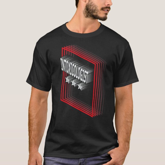 Camiseta Intoxicologist Job Title Appreciation Retro (Anverso)