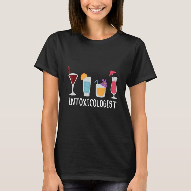Camiseta Intoxicólogo Bartender Bartending (Anverso)