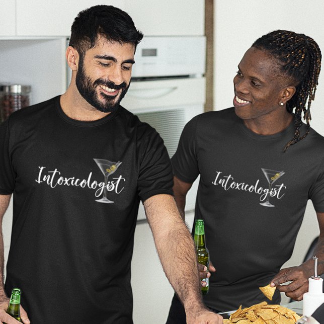 Camiseta Intoxicólogo Martini Glass Cocktail (Subido por el creador)