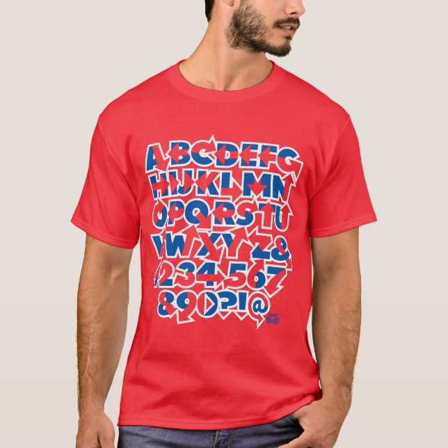 Camiseta intrépida de Hillary, roja (Anverso)