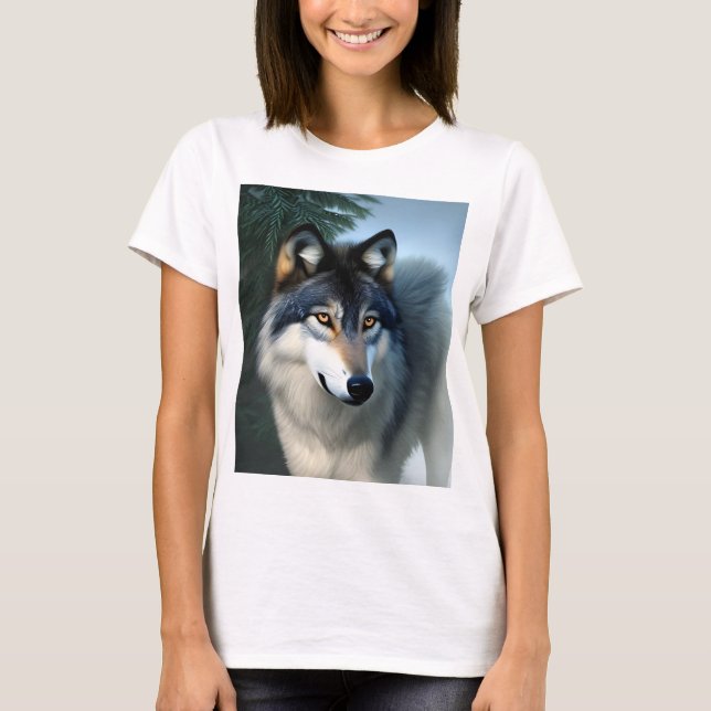 Camiseta Intrépido el lobo ártico,   (Anverso)
