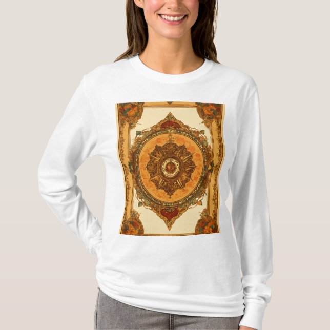 Camiseta Intrincada mariposa Mandala Boho Tee (Anverso)