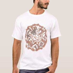Camiseta Intrincado Mandala animal: Una fusión del arte de 