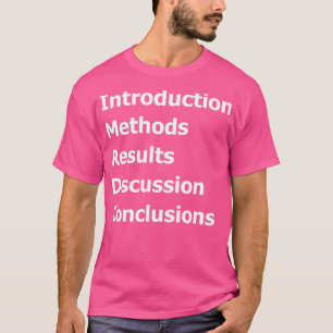 Camiseta Introduction Methods Results Discussion Conclusion