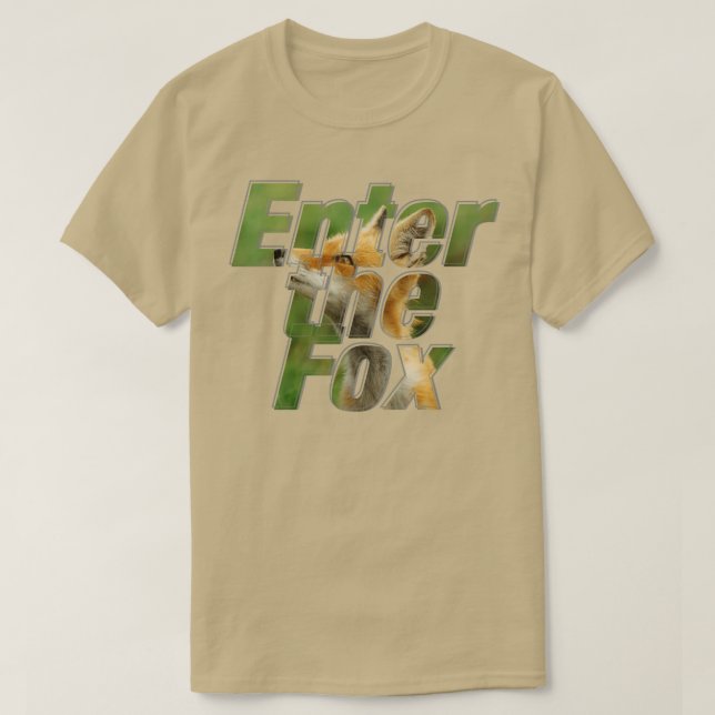 Camiseta Introduzca el Fox (Diseño del anverso)