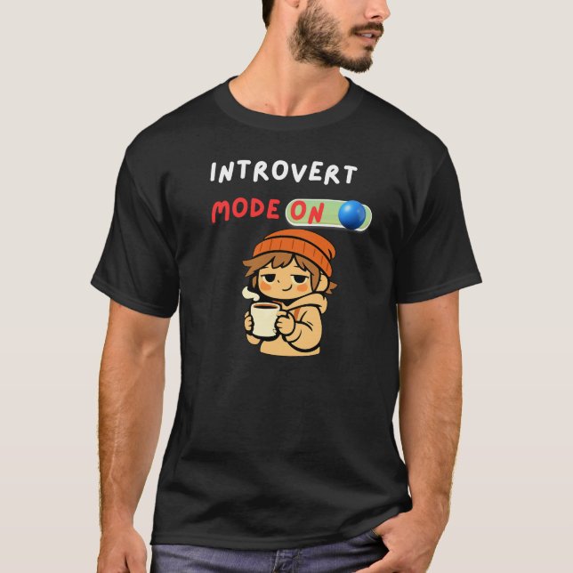 Camiseta Introvert Mode On Cute Cozy Introvert (Anverso)