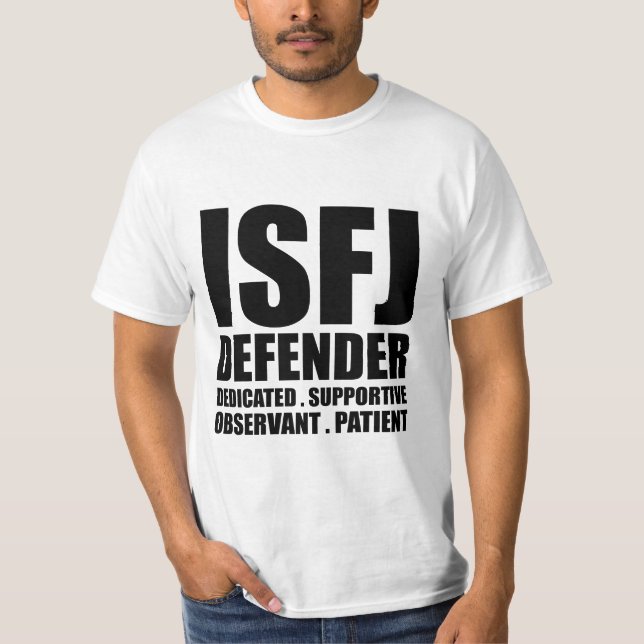 Camiseta introvertida del defensor de ISFJ (Anverso)