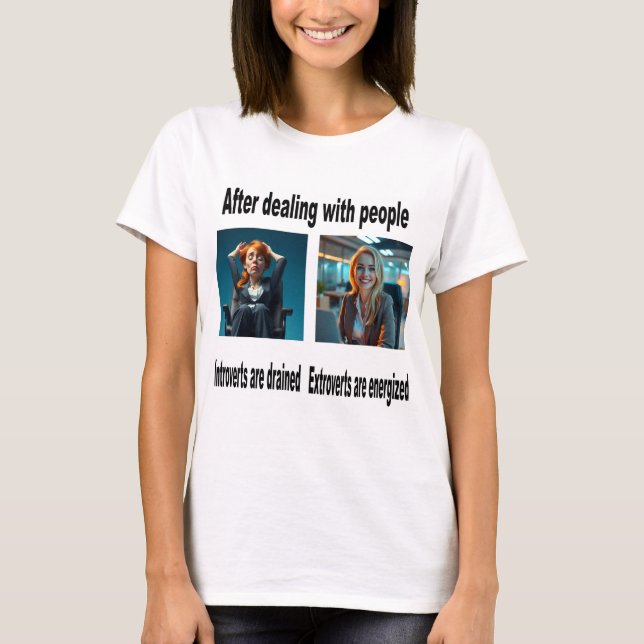 Camiseta introvertida o extrovertida (Anverso)