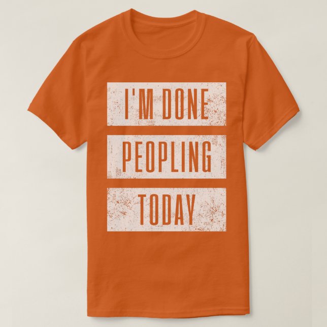 Camiseta introvertido (Diseño del anverso)