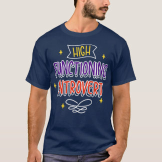Camiseta Introvertido de alto funcionamiento