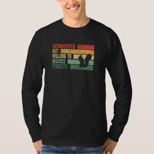Camiseta Introvertido de moda pero dispuesto a hablar sobre