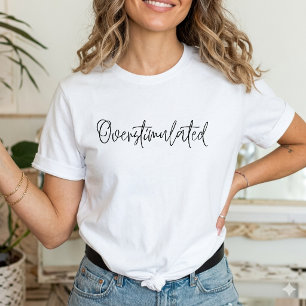 Camiseta Introvertido divertido sarcástico sobreestimulado