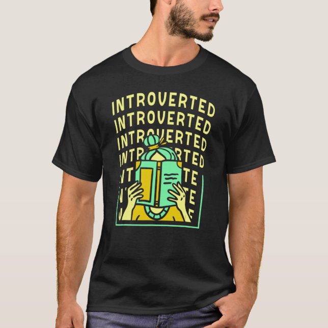 Camiseta Introvertido Introvertido Shyness Introvert (Anverso)