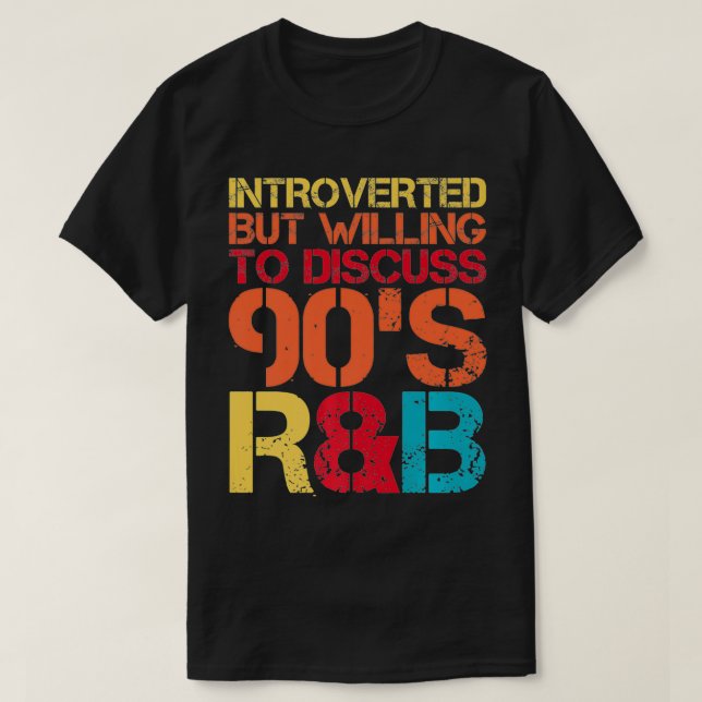 Camiseta introvertido pero con ganas de discutir acerca de  (Diseño del anverso)