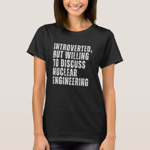 Camiseta Introvertido pero dispuesto a debatir sobre el mot