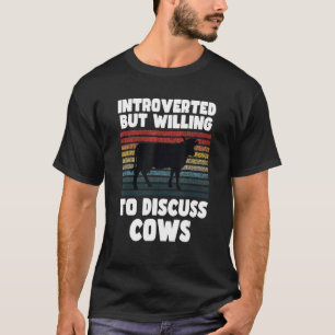 Camiseta Introvertido pero dispuesto a discutir amante de v