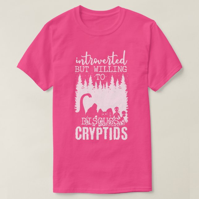 Camiseta Introvertido Pero Dispuesto A Discutir Cripticas 1 (Diseño del anverso)