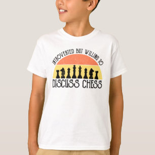 Camiseta Introvertido Pero Dispuesto A Discutir El Ajedrez