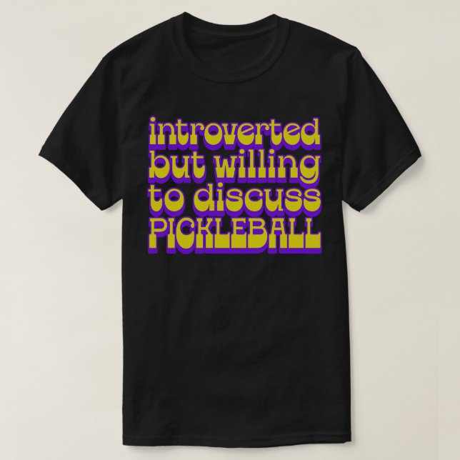 Camiseta Introvertido Pero Dispuesto A Discutir El Balonces (Diseño del anverso)