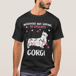 Camiseta Introvertido Pero Dispuesto A Discutir El Perro De