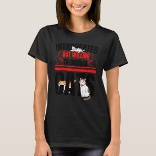 Camiseta Introvertido Pero Dispuesto A Discutir Gatos Antis