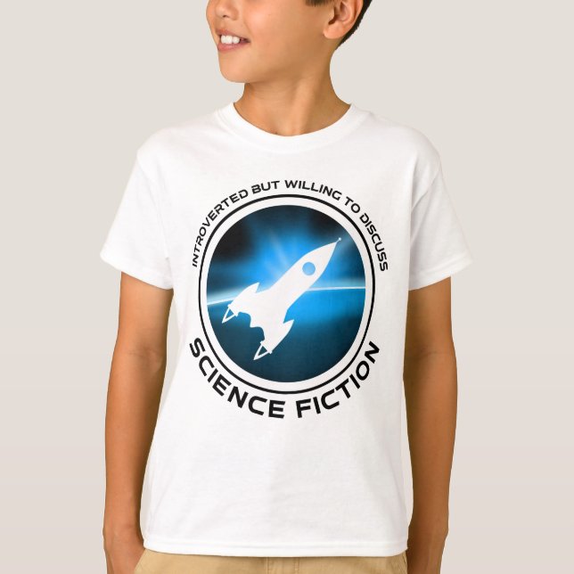 Camiseta Introvertido Pero Dispuesto A Discutir La Ciencia  (Anverso)