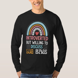 Camiseta Introvertido Pero Dispuesto A Discutir Lug Bolsas 