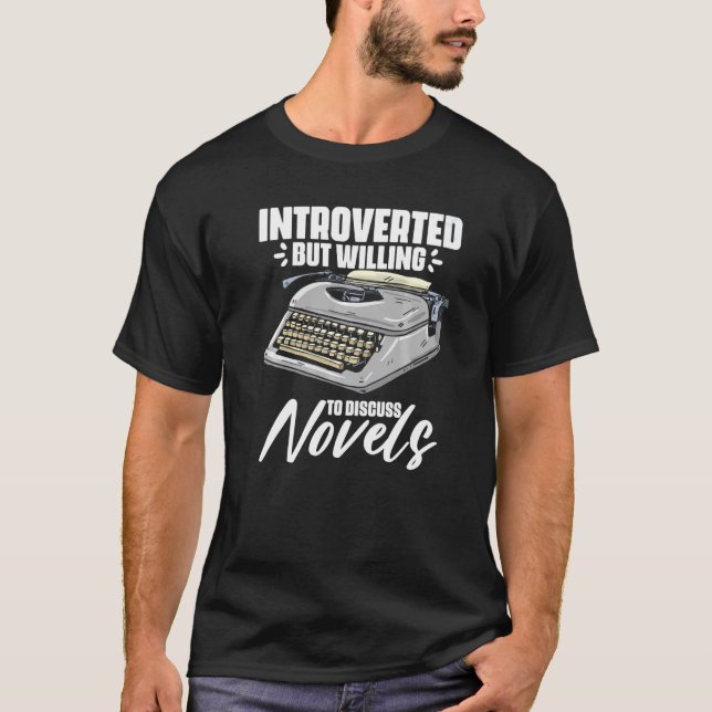 Camiseta Introvertido Pero Dispuesto A Discutir Nove De Ven (Anverso)