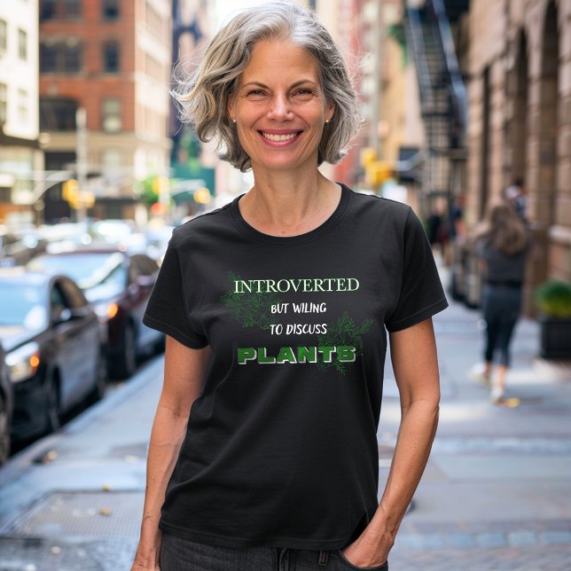 Camiseta Introvertido Pero Dispuesto A Discutir Plantas Cam (Subido por el creador)