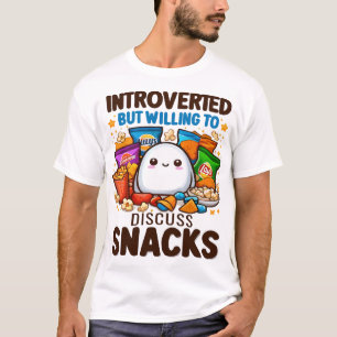 Camiseta Introvertido pero dispuesto a discutir sobre bocad