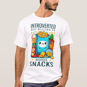 Camiseta Introvertido pero dispuesto a discutir sobre bocad