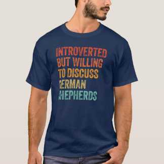 Camiseta Introvertido Pero Dispuesto a Hablar de Pastores A