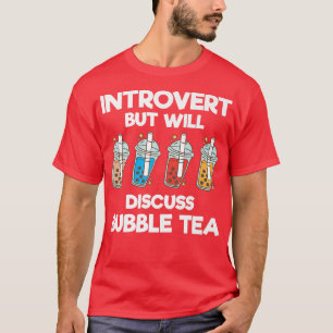 Camiseta Introvertido, pero se discutirá sobre la burbuja d