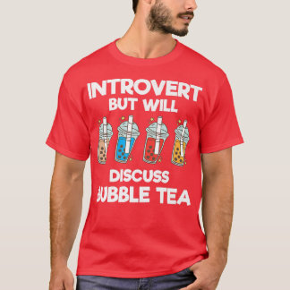 Camiseta Introvertido, pero se discutirá sobre la burbuja d