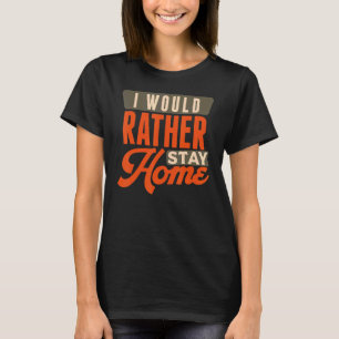 Camiseta Introvertido Prefiero Quedarme En Casa Anti Social