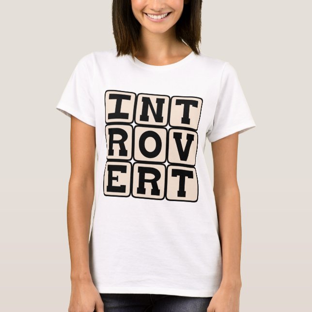 Camiseta Introvertido, Rasgo de Personalidad (Anverso)