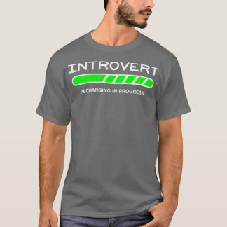 Camiseta Introvertido recargando en progreso