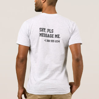 Camiseta Introvertidos Coquetos Tímidos Por Favor Mensajeam