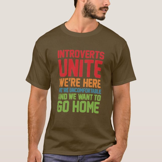Camiseta introvertidos unidos... (Anverso)
