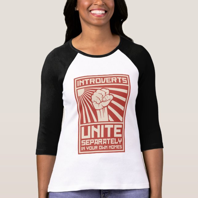 Camiseta Introverts unen por separado en sus propios (Anverso)