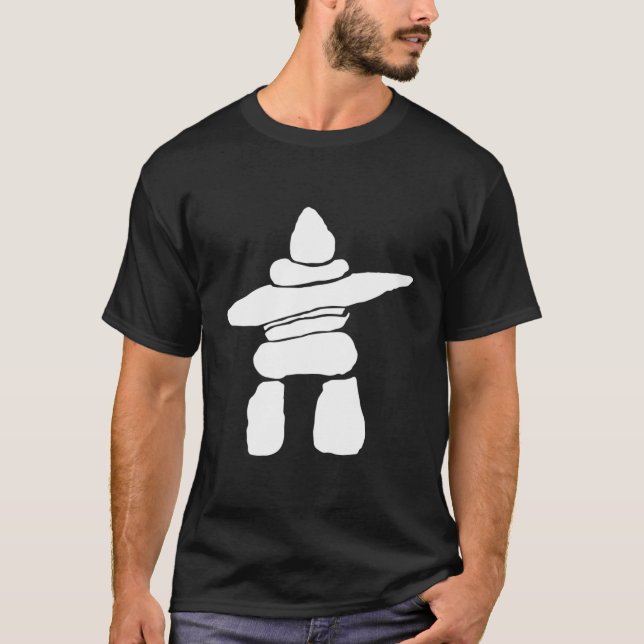 Camiseta Inuksuk (Inukshuk) (Anverso)