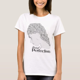 Camiseta inusual de la perfección - pelo de la
