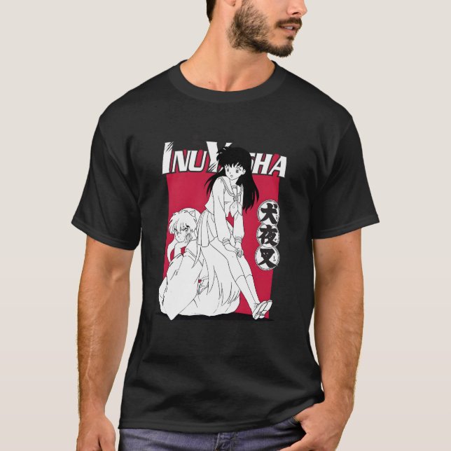 Camiseta Inuyasha Kagome Sentado En Inuyasha (Anverso)